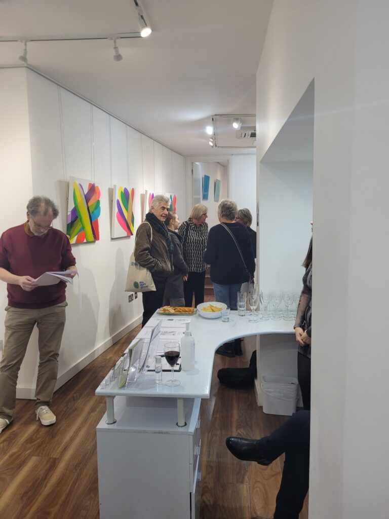Visitors at the opening of The Healing Gaze, Camden Image Gallery